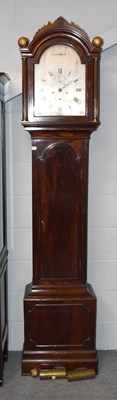 Lot 1293 - A Mahogany Eight Day Longcase Clock, unsigned,...