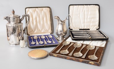Lot 149 - A Collection of Assorted Silver and Silver...