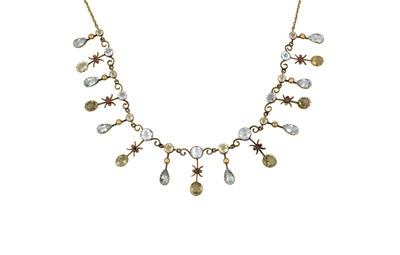 Lot 2427 - An Early 20th Century Multi-Gem Set Fringe...