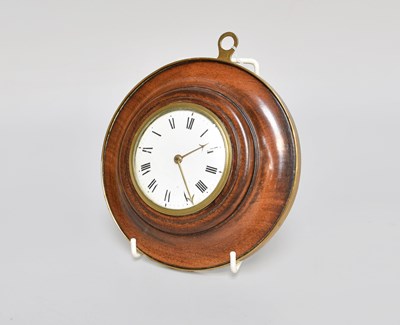 Lot 299a - A Sedan Wall Timepiece, movement signed Edw...