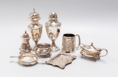 Lot 73 - A Collection of Assorted Silver, comprising...