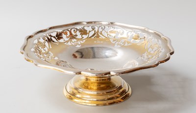 Lot 47 - A George V Silver-Gilt Pedestal-Dish, by...