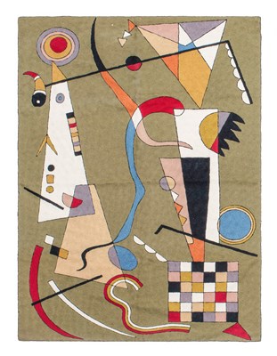 Lot 653 - Kashmiri Handmade Chainstitch Wool Rug, after...