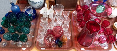 Lot 266 - Mixed Georgian and Later Glassware, including...
