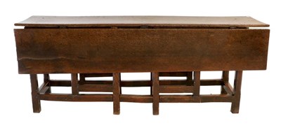 Lot 460 - An Early 18th Century Joined Oak Dining Table,...