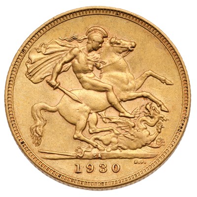 Lot 184 - George V, Sovereign 1930SA, Pretoria Mint,...