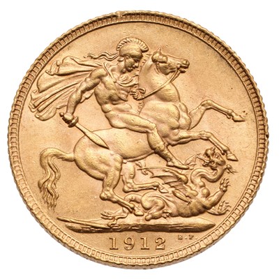 Lot 160 - George V, Sovereign 1912, (Marsh 214, S.3996),...