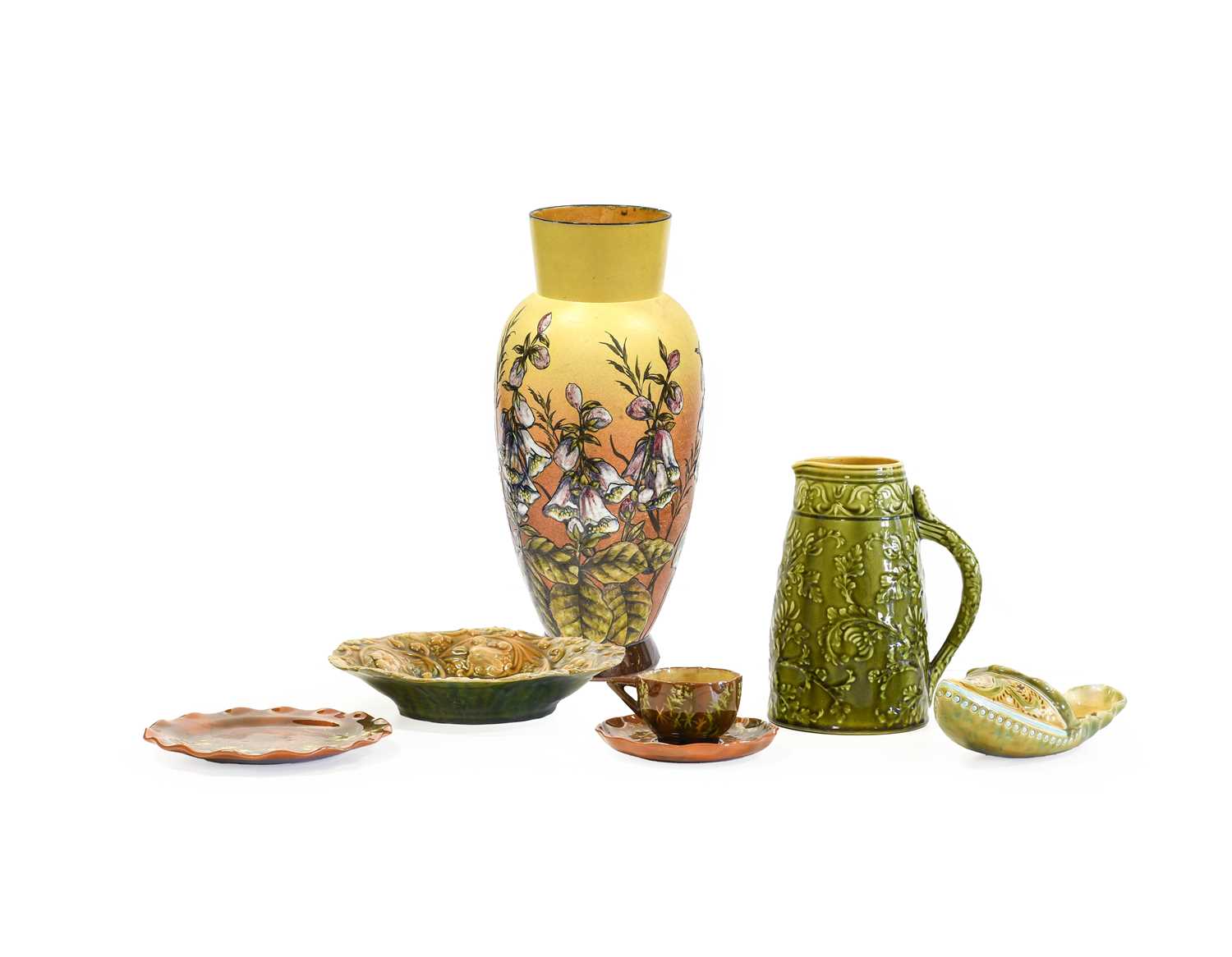 Lot 559 - A Linthorpe Pottery Vase, shape No.477,...