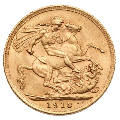 Lot 169 - George V, Sovereign 1913, (Marsh 211, S.3996),...