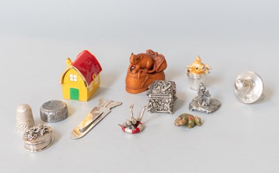 Lot 144 - A Collection of Assorted Silver and Other...