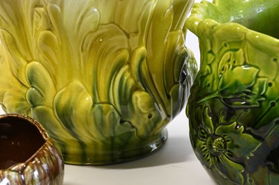 Lot 561 - An Ault Pottery Planter, moulded with flowers,...