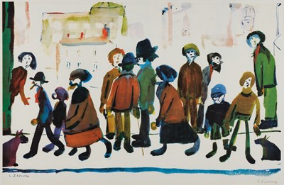 Lot 512 - After Laurence Stephen Lowry RBA, RA...