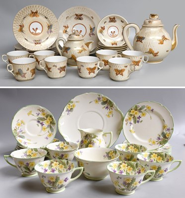 Lot 280 - A Royal Doulton Porcelain Floral Tea Service,...