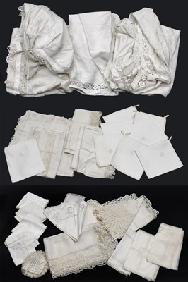 Lot 2211 - Late 19th Century Set of White Bed Linen many...