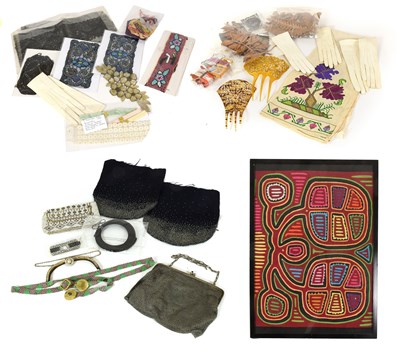 Lot 2169 - Assorted Costume Accessories and Textiles,...