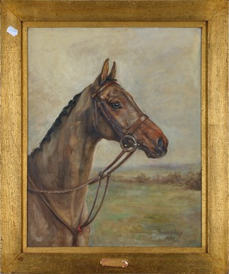 Lot 1044 - Florence Jay (fl.1905-1920) Head study of a...