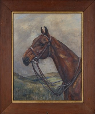 Lot 1044 - Florence Jay (fl.1905-1920) Head study of a...