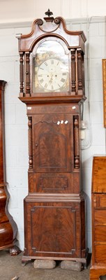 Lot 1317 - A Mahogany Eight-Day Longcase Clock with...