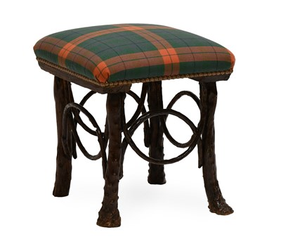 Lot 490 - A Dressing Stool, late 19th/early 20th century,...