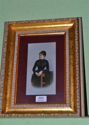 Lot 265 - A Berlin KPM porcelain plaque, late 19th century, outside decorated by L Knoeller, Dresden,...