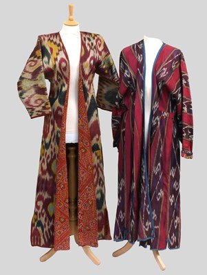 Lot 2112 - Early 20th Century Uzbek Ikat Chapan in...