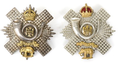 Lot 154 - Two Post-1902 Officer's Glengarry Badges to...