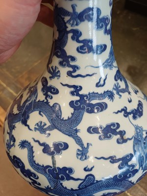 Lot 14 - A Chinese Porcelain Bottle Vase, Jiaqing reign...