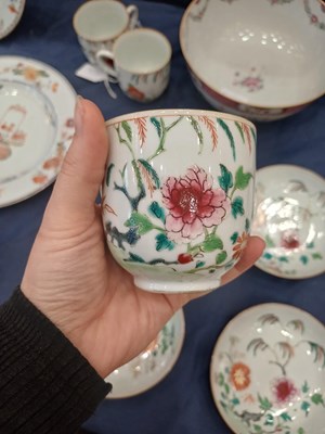 Lot 37 - A Set of Four Chinese Porcelain Coffee Cups...
