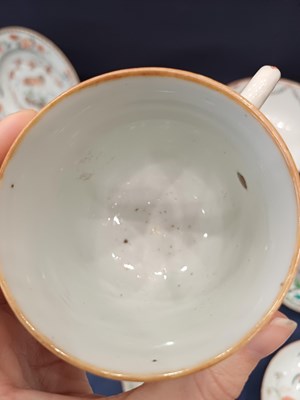 Lot 37 - A Set of Four Chinese Porcelain Coffee Cups...