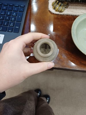 Lot 55 - A Longquan Celedon Marriage Dish, Southern...