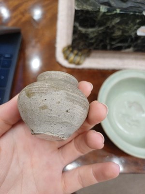 Lot 55 - A Longquan Celedon Marriage Dish, Southern...