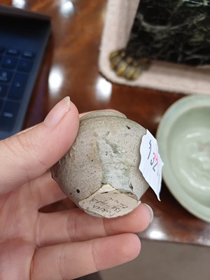 Lot 55 - A Longquan Celedon Marriage Dish, Southern...