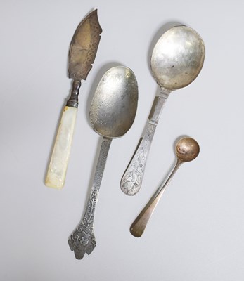 Lot 167 - Three Assorted Items of Flatware, comprising s...