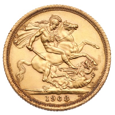 Lot 187 - Elizabeth II, Sovereign 1968, (Marsh 306,...