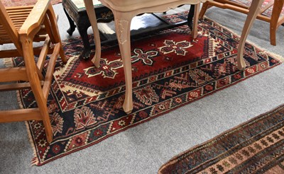 Lot 1103 - Dosemealti Rug, the strawberry lozenge field...