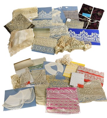 Lot 2099 - Assorted White Lace and Other Items,...