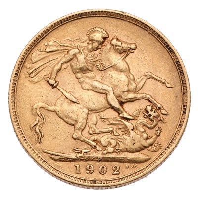Lot 122 - Edward VII, Sovereign 1902P, Perth Mint,...