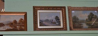Lot 279 - Sidney Yates Johnson (late 19th century) ";Twilight, Conway North Wales";, signed with artists...