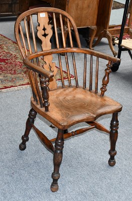 Lot 1338 - A Mid-19th Century Ash and Elm Windsor Chair