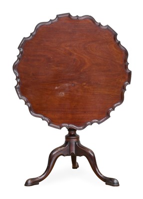 Lot 376 - A George III Mahogany Tripod Table, late 18th...