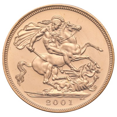 Lot 200 - Elizabeth II, Sovereign 2001, (Marsh 315,...