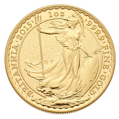 Lot 209 - Elizabeth II, 1oz Fine Gold Britannia 2015,...