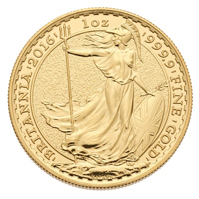 Lot 210 - Elizabeth II, 1oz Fine Gold Britannia 2016,...