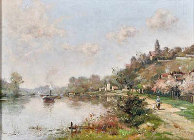 Lot 1079 - Maurice Levis (1860-1940) French "La Seine à...