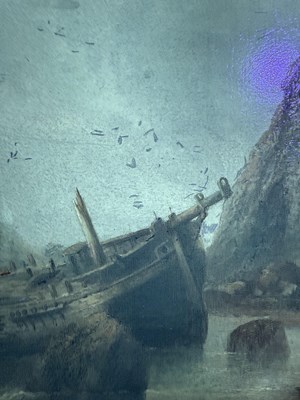 Lot 1076 - Henry Redmore (1820-1887) "Saltwick Bay,...