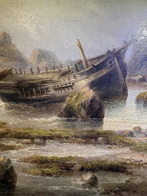 Lot 1076 - Henry Redmore (1820-1887) "Saltwick Bay,...