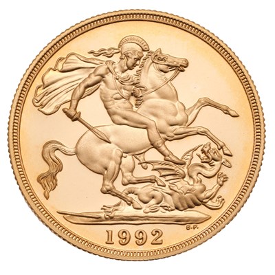 Lot 198 - Elizabeth II, Proof Two Pounds 1992, (Marsh...