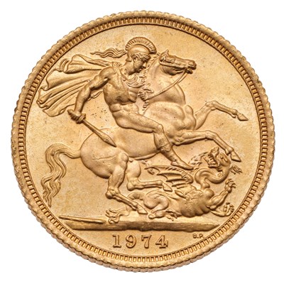 Lot 188 - Elizabeth II, Sovereign 1974, (Marsh 307,...