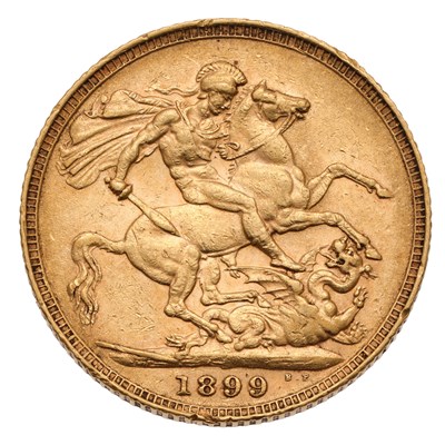 Lot 114 - Victoria, Sovereign 1899, (Marsh 150, S.3874),...