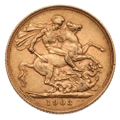 Lot 126 - Edward VII, Sovereign 1903, (Marsh 175,...